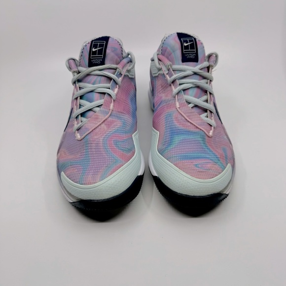 Nike Court Air Zoom Vapor Pro 'Pink Foam Glacier Blue' tennis shoe. SZ 7 - Picture 2 of 11